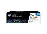 HP 304A Tri-pack LaserJet CF372AM Toner cyan/magenta/gelb, original