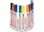 EDDING Systembox Permanent-Marker 3000, inkl. 10 Marker, farbig sortiert