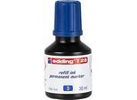 Nachfüll-Tusche edding T25 (Tropfdosierer), blau