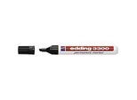EDDING Permanent Marker 3300, mit Keilspitze, 10 Stück, schwarz