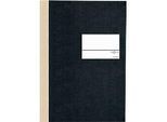 Hartdeckel-Broschüren/Geschäftsbuch, A4, kariert, schwarz