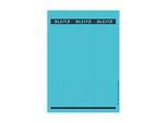 LEITZ® Rückenschilder lang, PC-beschriftbar, Rückenbreite 80 mm, selbstklebend 75 St., blau