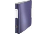 LEITZ® Ordner Active Style, DIN A4, Rückenbreite 65 mm, titan blau