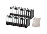 LEITZ® Ordner 1080, A4, 80 mm, Karton, Wolkenmarmor, 20 Stück + 1 x LEITZ® Trennblätter