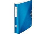 LEITZ® Ordner Active WOW, DIN A4, Rückenbreite 65 mm, blau