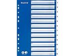 LEITZ® PP-Register mit blauem Deckblatt, Zahlen 1-12