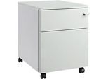 Schäfer Shop Pure Rollcontainer 36, Stahl/Holz, 1 Schub