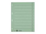 LEITZ® Trennblätter, DIN A4, Zahlen, 100 Stück, grün