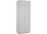 Schäfer Shop Genius Flügeltürenschrank TETRIS SOLID, 5 OH, B 800 mm, inkl. Seitenverblendungen, lichtgrau