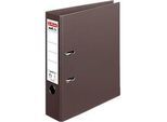herlitz Ordner maX.file protect plus, DIN A4, Rückenbreite 80 mm, 10 Stück, braun
