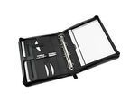 Alassio Ringbuchmappe Rimini, DIN A4, FINEtouch-Lederimitat, mit CD-Tasche, schwarz