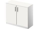 Schäfer Shop Genius Flügeltürenschrank TETRIS SOLID, 2 OH, B 1000 mm, abschliessbar, mit Abdeckplatte