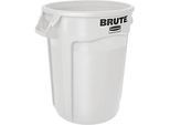 Wertstoffsammler Brute, Polyethylen, rund, 121 l, weiss