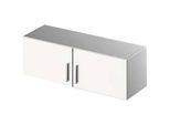 Schäfer Shop Genius Aufsatzschrank TETRIS SOLID, Stahlkorpus, 1 OH, B 1200 mm, weiss/weissalu
