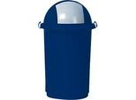 Wertstoffsammler, Kunststoff, blau