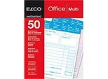 ELCO OFFICE Durchschreibeblöcke, A6, LS/Rechn./Guts.