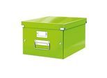 LEITZ® Ablage- und Transportbox Serie Click + Store, mittel, für DIN A4, grün