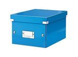 LEITZ® Ablage- und Transportbox Serie Click + Store, klein, für DIN A5, blau