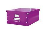 LEITZ® Ablage- und Transportbox Serie Click + Store, gross, für DIN A3, violett