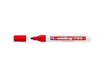 EDDING Lackmarker 750, 2-4 mm, rot, 10 Stück
