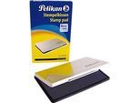 Pelikan Stempelkissen Gr. Nr. 1, für Gummi- und Polymerstempel, in Metallicgehäuse, 90 x 160 mm, schwarz