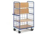Gitter-Etagenwagen, 3 Klapp-Etagen, L 1400 x B 800 mm