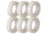 Qualitäts-Abdeckband aus Papier, B 50 mm, 6 Rollen