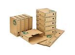 Fellowes Archivschachtel Bankers Box® Earth, DIN A4, Rückenbreite 80 mm, 20 St