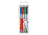 Folienschreiber OHPen universal, non-permanent - im 4er-Etui, 1,0 mm