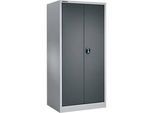 Schäfer Shop Select Materialschrank MSI 2609 S, B 950 mm, weissaluminium/anthrazitgrau