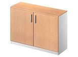 Schäfer Shop Genius Flügeltürenschrank TETRIS SOLID, 2 OH, B 1200 mm, abschliessbar, mit Abdeckplatte