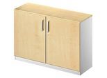 Schäfer Shop Genius Flügeltürenschrank TETRIS SOLID, 2 OH, B 1200 mm, abschliessbar, mit Abdeckplatte