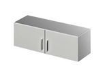 Schäfer Shop Genius Aufsatzschrank TETRIS SOLID, Stahlkorpus, 1 OH, B 1200 mm, lichtgrau/weissalu