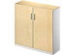 Schäfer Shop Genius Flügeltürenschrank TETRIS SOLID, 3 OH, B 1200 mm, abschliessbar, mit Abdeckplatte