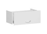 Hängeregistraturauszug PALENQUE, B 800 x T 400 x H 384 mm, lichtgrau
