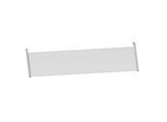 Schäfer Shop Genius Rückseitenblende, für Schreibtisch 90 Grad, H 466 mm, weissaluminium