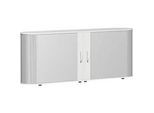 Querrollladenschrank Alicante, B 2000 x T 400 x H 828 mm, lichtgrau