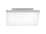 LED-Deckenleuchte FRAMELESS, weiss, Lichtfarbe einstellb., Fernsteuerung, 25-45W, Quadrat, B300xT300