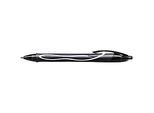 Gelschreiber BIC Gel-ocity Quick Dry, Druckmechanik, gummierter Schaft, Strichstärke 0,3 mm, 12 Stck., Schreibfarbe schwarz