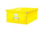 LEITZ® Ablage- und Transportbox Serie Click + Store, gross, für DIN A3, gelb
