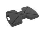 Fussstütze Unilux Updown, ergonomisch, neigbar, Anti-Rutsch-Belag, L 430 x B 337 x H 135/90 mm, PP & Silikon, schwarz