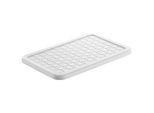 Deckel für Aufbewahrungskorb Rotho COUNTRY mit Volumen 6 l & Format A5, L 284 x B 190 x H 13 mm, Polypropylen, weiss