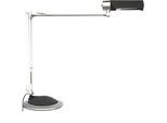 LED-Tischleuchte MAULoffice, dreh- & neigbarer Kopf/Arm, 950 Lumen, Fussauswahl, Höhe 540 mm, Aluminium & Metall, Silber-Anthrazit