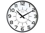 UNILUX Wanduhr Maxi Pop, Quarz, Ø 37,5 cm, leise schleichende Zeiger, schwarz