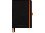 Rhodia Notizbuch Goalbook, 120 Blatt, DIN A5, 90 g/m², Hardcover, gepunktet, schwarz