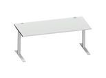 Schäfer Shop Genius Schreibtisch MODENA FLEX, 1800 x 800 mm, lichtgrau
