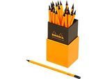 Clairefontaine Bleistifte, HB, Dreikantform, Radiergummi, orange