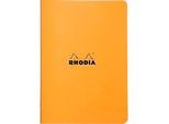 Rhodia Notizheft, 48 Blatt, DIN A5, 80g/m², PEFC®-zertifiziert, Softcover, liniert, orange