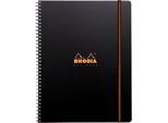 Rhodia Notizbuch ProBook Rhodiactive, DIN A4+, 80 Blatt, 90g/m², Doppelspirale, 4-fach gelocht, liniert, mit Kopfleiste und Rand
