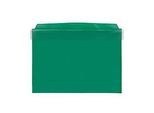 Orgatex Sichttaschen, m. Klappe, A5 quer, grün, 50 St.